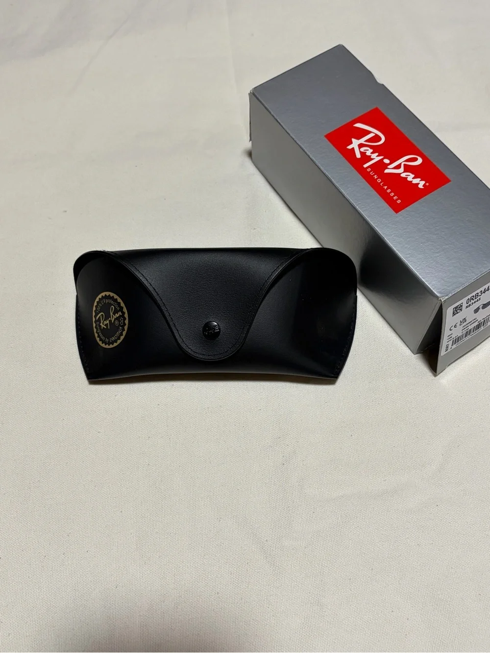 Ray-Ban Gunmetal Sunglasses with Dark Green Lenses
